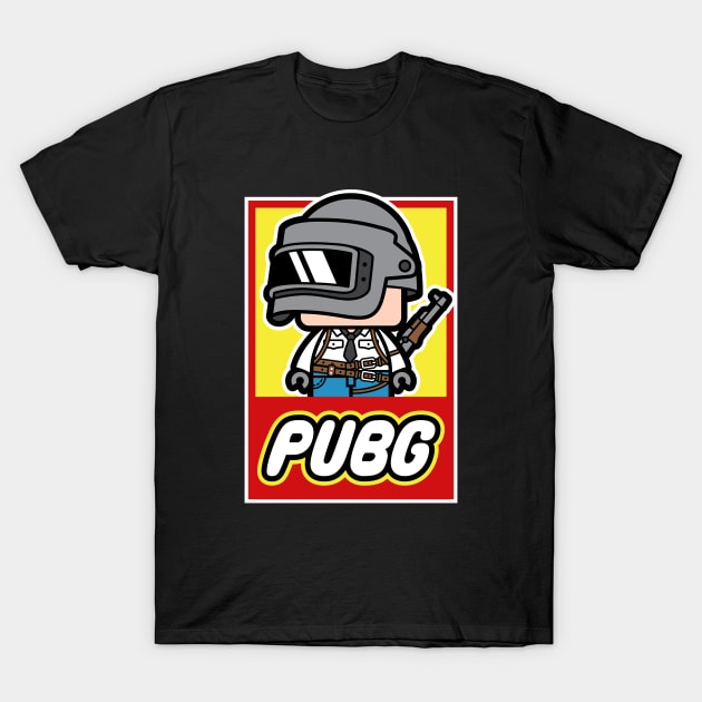 PUBG - Brick Grounds T-Shirt by chibifyproject